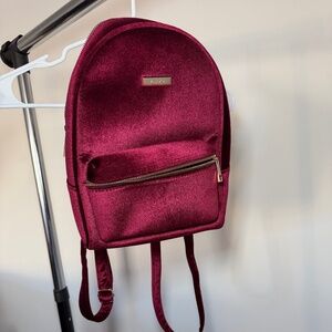 Steve Madden suede backback purse